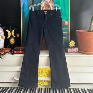 Rickie’s Ashley Barely Bootcut Dark Blue Stretchy Flare Jeans Size 30"